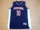 NCAA Basketball Arizona College #10 Bibby Blue Jersey