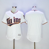 Majestics MLB Minnesota Twins Blank White Jersey