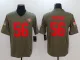 Mens San Francisco 49ers #56 Foster Olive Salute to Service Limited Jersey
