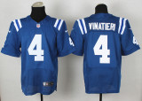 Nike Indianapolis Colts #4 Vinatieri Blue Elite Jersey