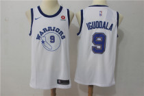 Nike NBA Golden State Warriors #9 Iguodala White Game Jersey