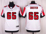 Nike Atlanta Falcons #65 Chester White Elite Jersey