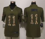 New Nike Kansas City Chiefs 11 Green Salute To Service Limited Jersey