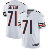 Mens Chicago Bears #71 Sitton White Vapor Limited Jersey