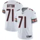 Mens Chicago Bears #71 Sitton White Vapor Limited Jersey