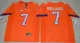 NCAA Clemson Tigers #7 Mike Williams College Orange Limited Jersey