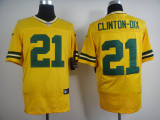 Nike Green Bay Packers #21 Clinton-Dix Yellow Elite Jersey