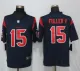 Nike Mens Houston Texans 15 Fuller v Navy Blue Color Rush Limited Jersey