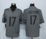 New Nike Chicago Bears 17 Jeffery Gray Mens Stitched Gridiron Gray Limited Jersey