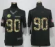 NEW Nike Pittsburgh Steelers 90 Watt Anthracite Salute To Service Limited Jersey