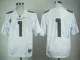 Nike Oregon Ducks No.1 Fan White Pro Combat Pac-12 College Football Jersey