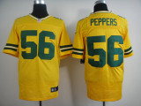 Nike Green Bay Packers #56 Peppers Yellow Elite Jersey