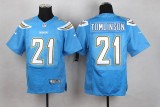 Nike San Diego Chargers #21 Tomlinson L.Blue Elite Jersey