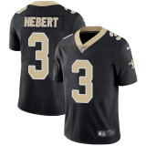 NFL New Orleans Saints #3 Hebert Black Vapor Limited Jersey