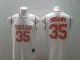 NCAA Texas University #35 durant White Jersey