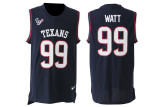 NFL Houstan Texans #99 Watt D.Blue Limited Tank Top Jersey