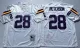 NFL Minnesota Vikings #28 Peterson White Throwback Jersey