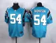 Nike Carolina Panthers #54 Thompson Blue Elite Jersey