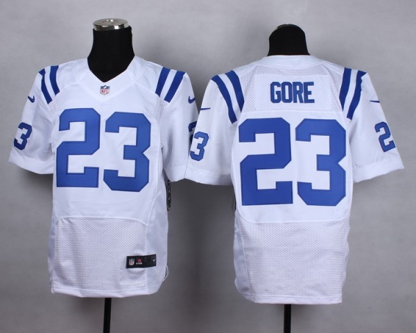 Nike Indianapolis Colts #23 Gore White Elite Jersey