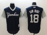 MLB New York Yankees #18 Sir Didi Blue Pullover Jersey