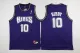 NBA Sacramento Kings #10 Bibby Purple Jersey