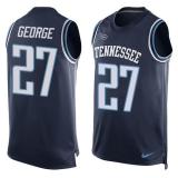 NFL Tennessee Titans #27 George Blue Limited Tank Top Jersey