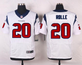 Nike Houston Texans #20 Rolle White Elite Jersey