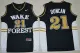 Wake Forest Demon Deacons Tim Duncan 21 College Basketball Jersey - Black