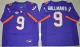 NCAA Clemson Tigers Wayne Gallman II 9 College Purple Limited Jersey