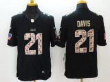 Nike Indianapolis Colts #21 Davis Black Salute TO Service Jersey