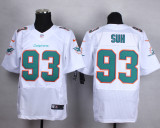 Nike Miami Dolphins #93 Suh White Elite Jersey