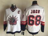 NHL New York Rangers #68 Jagr White Jersey