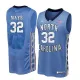 NCAA Basketball North Carolina #32 Luck Maye Blue College Jersey