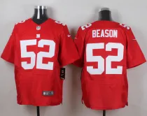 Nike New York Giants #52 Beason Red Elite Jersey