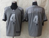 2014 New Nike Okaland Raiders 4 Carr Drift Fashion Grey Elite Jerseys