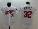 MLB Los Angeles Dodgers #32 Koufax White Elite Jersey