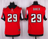 Nike Atlanta Falcons #29 Baker Red Elite Jersey