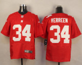 Nike New York Giants #34 Verreen Red Elite Jersey