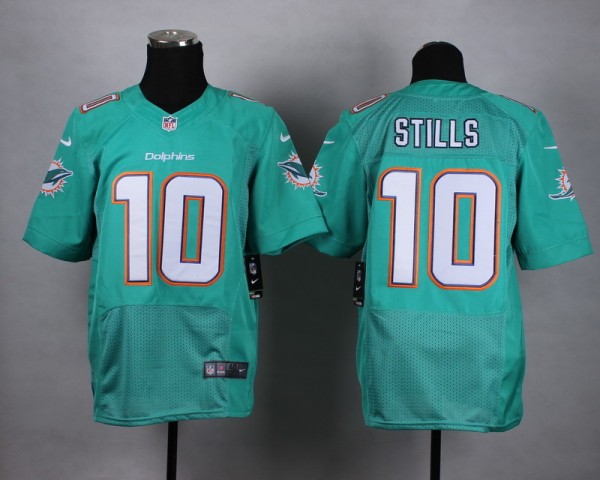 Nike Miami Dolphins #10 Stills Green Elite Jersey