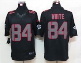 Nike Atlanta Falcons 84 White Impact Limited Black Jersey