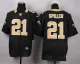 Nike New Orleans Saints #21 Spilier Black Elite Jersey