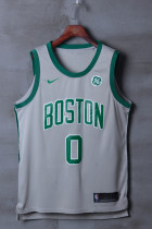 Nike NBA Boston Celtics #0 Tatum Grey CIty Jersey