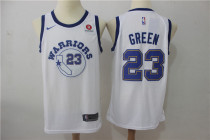 Nike NBA Golden State Warriors #23 Green White Game Jersey