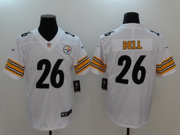 NFL Pittsburgh Steelers #26 Bell Vapor Limited White Jersey