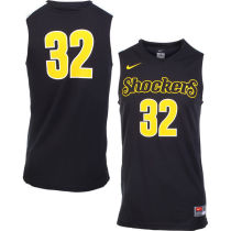 NCAA Wichita State Shockers #32 Basketball Jersey Black