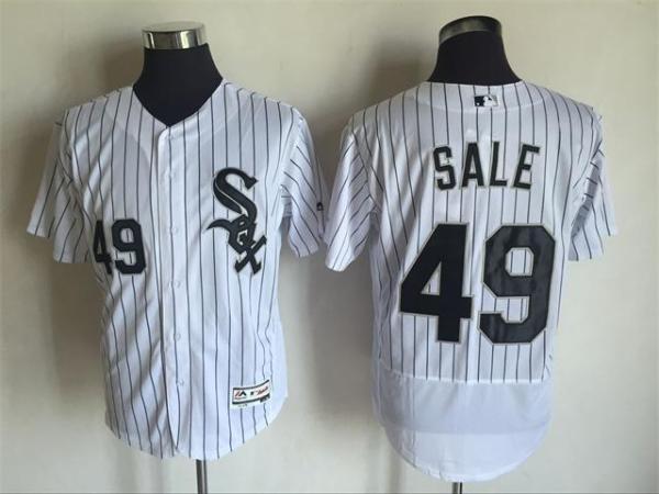 MLB Chicago White Sox #49 Sale White Elite Jersey