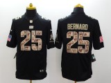 New Cincinnati Bengals #25 Bernard Black NFL Limited Salute to Service Jersey