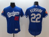 MLB Los Angeles Dodgers #22 Kershaw Blue 2018 Jersey