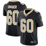 NFL New Orleans Saints #60 Unger Black Vapor Limited Jersey