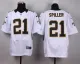 Nike New Orleans Saints #21 Spilier White Elite Jersey